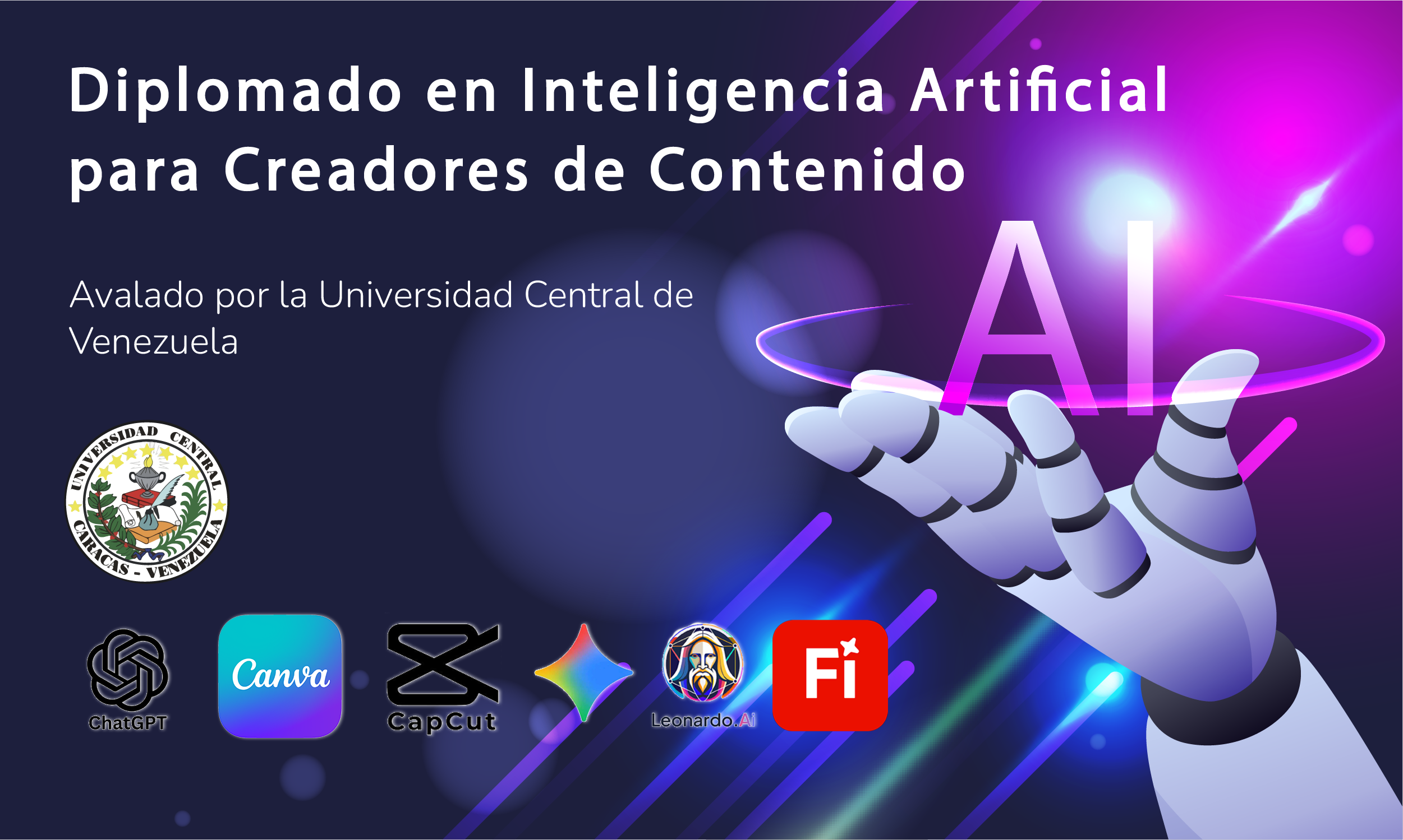Diplomado en Inteligencia Artificial para Creadores de Contenido